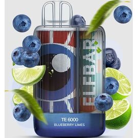 Одноразка Elf Bar TE6000 Blueberry Limes (Чорниця Лайм)