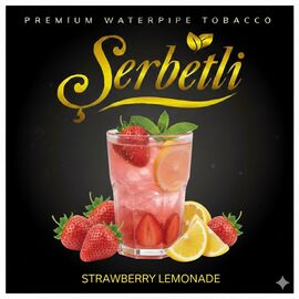 Тютюн Serbetli Strawberry Lemonade (Полуничний Лимонад) 50 гр