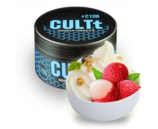 Тютюн CULTT C106 Blueberry Lychee Ice Cream (Культт Чорниця Лічі Морозиво) 100 гр