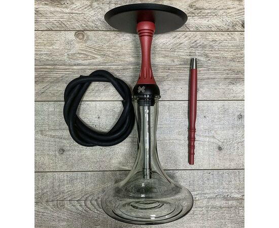 Шахта для кальяна Alpha Hookah Model X - Red Matte (красный матовый)