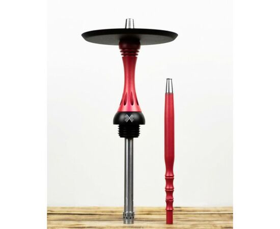 Шахта для кальяна Alpha Hookah Model X - Red Matte (красный матовый)