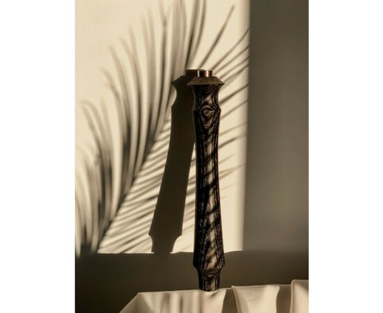 Кальяни Tiaga Hookah з дерев'яною накладкою чорний