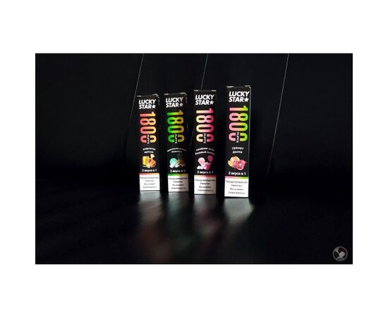Одноразка Lucky Star 1800 з смаком чорниці