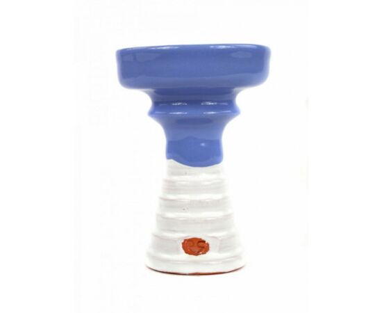 Чаша для кальяну RS Bowls HR v.2.0 (Harmonia) фанел, біла з фіолетовим