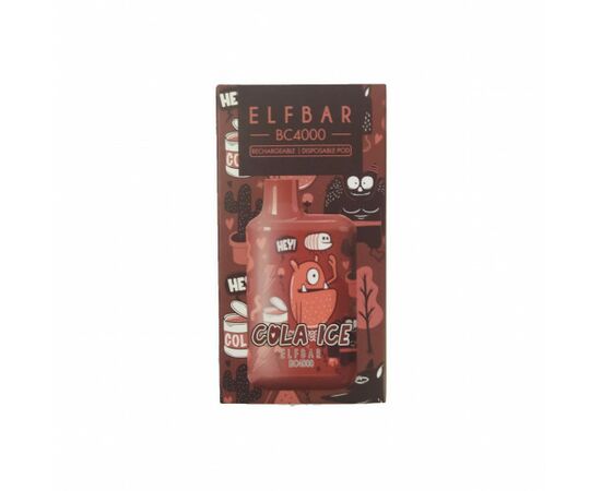 Одноразка Elf ​​Bar BC4000 Cola Ice Limited Edition (Ельф Бар Кола Айс)