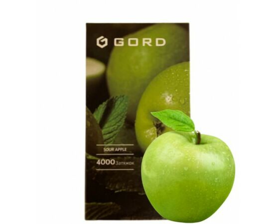Одноразка Gord G-05 4000 Sour apple (Горд Кисле Яблуко)