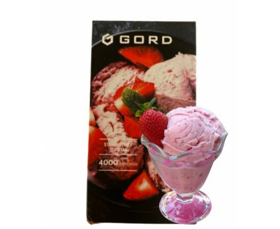 Одноразка Gord G-05 4000 Strawberry Sundae (Горд Полуничне Морозиво)