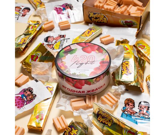 Табак 420 Light Line Ягодная Жвачка 100 грамм