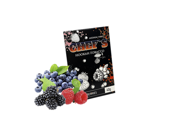 Табак Chefs Berries (Клубника Черника Малина) 40гр