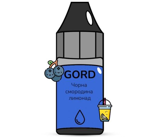 Рідина Gord Blackcurrant Lemonade (Смородиновий лимонад) 35 мл 5%