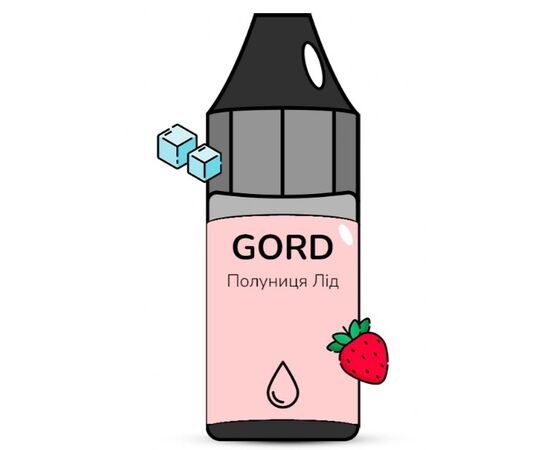 Рідина Gord Strawberry Ice (Полуниця Льод) 35 мл 5%