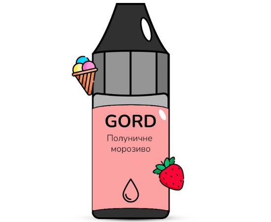 Жидкость Gord Strawberry Sundae (Клубничное Мороженое) 30мл 5%