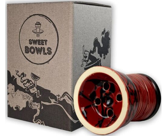 Чаша для кальяну Sweet Bowls New Turkish Glaze Red