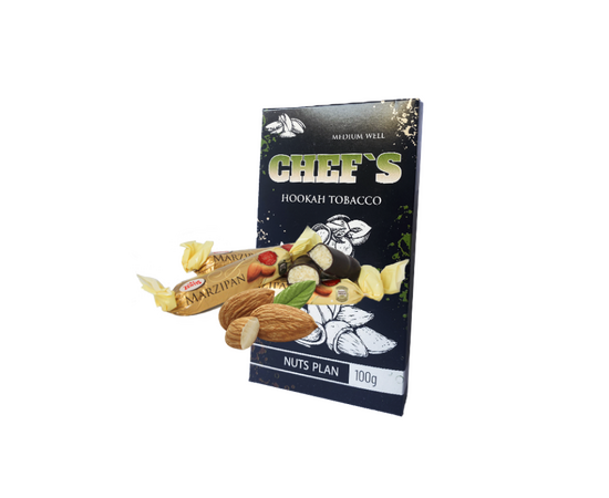 Табак Chefs Nuts Plan (Ореховый Марципан) 100 гр