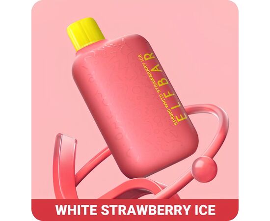 Одноразка Elf Bar EP8000 White Strawberry Ice (Біла Полуниця Лід)