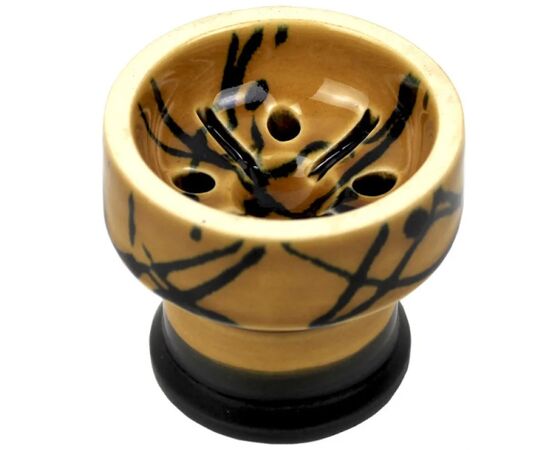 Чаша для кальяну Sweet Bowls Ring Glaze Yellow