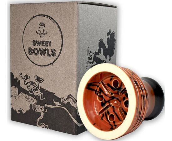 Чаша для кальяну Sweet Bowls Unika Glaze Orange