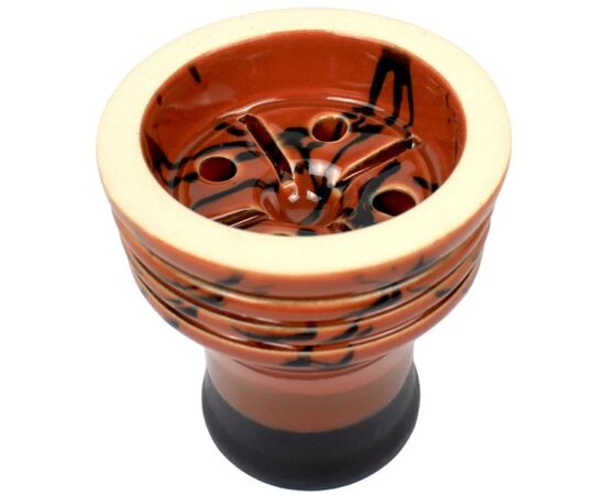 Чаша для кальяну Sweet Bowls Unika Glaze Orange