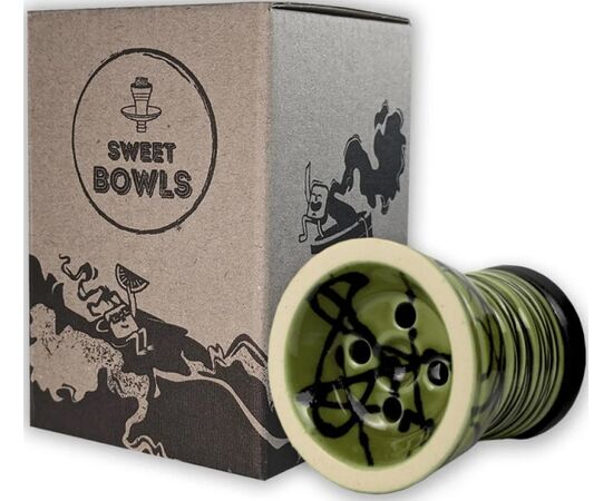 Чаша для кальяну Sweet Bowls New Turkish Glaze Green