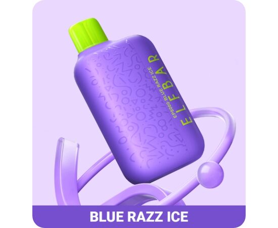 Одноразка Elf Bar EP8000 Blue Razz Ice (Блакитний Лимонад Лід)