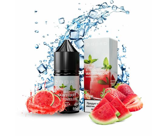 Жидкость Gord Strawberry Watermelon (Клубника Арбуз) 30мл 5%
