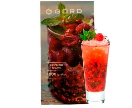 Одноразка Gord 6500 Raspberry Mojito (Малиновий Мохіто)