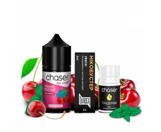 Жидкость Набор Chaser Вишня Ментол 10мл 5%