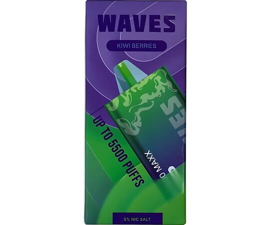 Одноразка Waves W5500 Maxx Kiwi Berries (Киви Ягоды)
