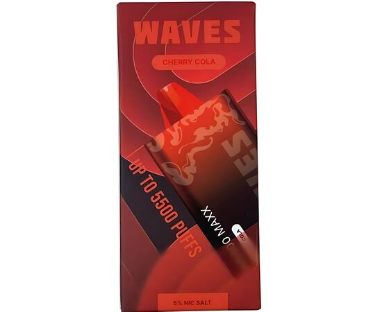 Одноразка Waves W5500 Maxx Cherry Cola (Вишня Кола)