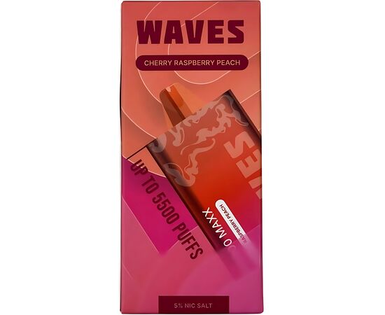 Одноразка Waves W5500 Maxx Cherry Raspberry Peach (Вишня Малина Персик)