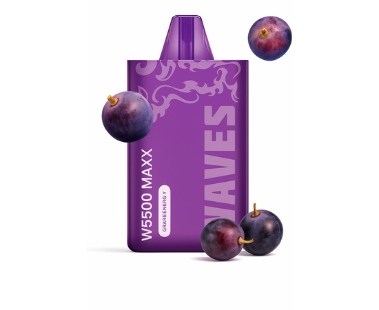 Одноразка Waves W5500 Maxx Grape Energy (Виноградний Енергетик)