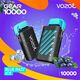 Электронная сигарета Vozol 10000 Blue Razz Ice (Черника Малина Лёд)