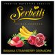 Табак Serbetli Banana Strawberry Grenadine (Банан Клубника Гренадин) 100 гр